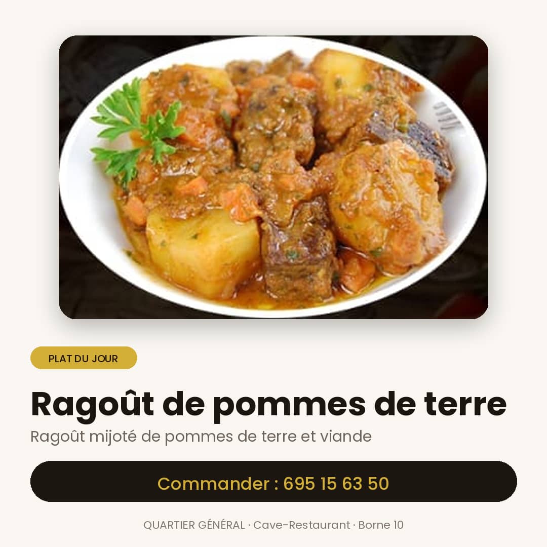 RAGOUT DE POMME DE TERRE — vue 1
