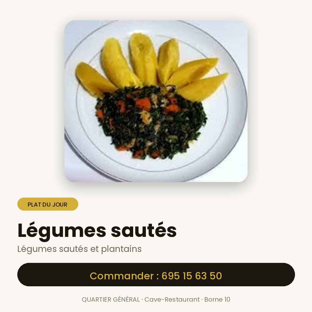 LEGUME SAUTE — vue 1